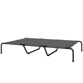 Elevated Dog Bed for Large Breeds Gray 60"L Elevated Dog Bed for Large Breeds Gray 60"L